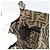 FENDI Zucca Canvas Handtasche braun schwarz silber authentisch bs33057 - Ansicht 19