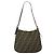 FENDI Zucca Canvas Handtasche braun schwarz silber authentisch bs33057 - Ansicht 2
