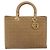 Christian Dior Borsa Lady Dior in nylon beige e oro Auth ep13008 D'oro - vista 13