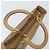 Christian Dior Borsa Lady Dior in nylon beige e oro Auth ep13008 D'oro - vista 6