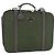 Borsa da lavoro PRADA in nylon khaki argento autentica mr1754 Cachi