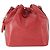 LOUIS VUITTON Borsa a Spalla Epi Noe Rossa M44007 LV Auth 169357 Rosso - vista 13