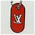 LOUIS VUITTON Schlüsselanhänger LV Tab Charm Metall Orange M62787 LV Auth 169132V - Ansicht 7