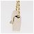 CHANEL Llavero Matelassé de Piel de Cordero Oro Blanco CC Auth bs33121 Dorado - vista 3