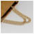 PRADA Borsa a Catena Satin Oro Auth 170010 D'oro - vista 7