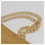 PRADA Borsa a Catena Satin Oro Auth 170010 D'oro - vista 8