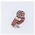 Chanel Spilla Gufo in metallo Rosa CC Auth 159495V - vista 13