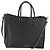 Valentino Borsa a mano in pelle 2 in 1 nera e dorata Auth BA10227 Nero D'oro