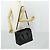 Valentino Borsa a mano in pelle 2 in 1 nera e dorata Auth BA10227 Nero D'oro - vista 24