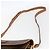 Céline CELINE Macadam Canvas Schultertasche aus PVC-Leder Braun Gold Auth ep13304 Golden - Ansicht 14