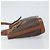 Céline Borsa a mano in tela Macadam CELINE in pelle PVC marrone oro Auth bs33103 D'oro - vista 4