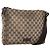 Borsa a Spalla GG Canvas Gucci Beige Argento 146236 Auth bs33191