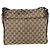 Borsa a Spalla GG Canvas Gucci Beige Argento 146236 Auth bs33191 - vista 2