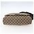 Borsa a Spalla GG Canvas Gucci Beige Argento 146236 Auth bs33191 - vista 5