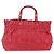 Bolso de mano de cuero Christian Dior 2 en 1 Rojo Dorado Auth bs32842 Roja - vista 2