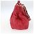 Bolso de mano de cuero Christian Dior 2 en 1 Rojo Dorado Auth bs32842 Roja - vista 3