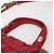 Bolso de mano de cuero Christian Dior 2 en 1 Rojo Dorado Auth bs32842 Roja - vista 8