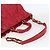 Bolso de mano de cuero Christian Dior 2 en 1 Rojo Dorado Auth bs32842 Roja - vista 9