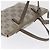 LOEWE Borsa a Mano Anagramma Pelle Grigia Oro Auth ep13268 Marrone D'oro - vista 6