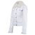 Giacca in denim bianco e pelliccia di agnello Gucci di Tom Ford - vista 2