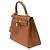 Hermès Borsa HERMES Kelly 25 in Pelle Dorata - 103311 D'oro - vista 5