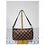 LOUIS VUITTON Pochette Bag Navona in Tela Damier Marrone - vista 3