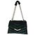 Borsa Ikks The 1 Velvet verde trapuntata Argento Verde scuro