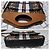 Borsa a Spalla Pocket Mini Monogram Stripe E-Canvas Burberry Marrone/Nero/Bianco - vista 4