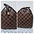 Borsa Speedy 30 in tela Damier di LOUIS VUITTON marrone - vista 4