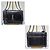 Bolso cruzado de anguila Saint Laurent Sunset Negro - vista 5