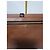 Clutch Fendista in pelle e pelle verniciata nera/marrone Nero - vista 8