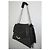 Ikks The 1 Handtasche aus schwarzem Croco-Leder gesteppt Größe L - Ansicht 9