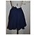 Gonna Balenciaga in cotone blu con fiocco - vista 3