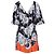 Vestido envolvente con estampado Dahlia Flame de Prada - vista 3