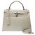 Hermès Borsa HERMES Kelly 32 in Pelle Grigia - 103303 Grigio - vista 3