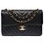 Sac CHANEL Timeless/Classique en Cuir Noir - 103317 - vue 3