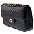 Sac CHANEL Timeless/Classique en Cuir Noir - 103317 - vue 5