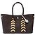 Hermès Borsa HERMES Garden Party in Pelle Marrone - 103323 - vista 3