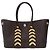 Hermès Borsa HERMES Garden Party in Pelle Marrone - 103323 - vista 4