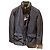 Autre Marque Giacca blu navy imbottita Blu scuro