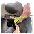 Wunderschöne DOLCE & GABBANA Blumenbrosche mit Samtblütenblättern und Blättern Schwarz Grün Haselnuss - Ansicht 9
