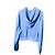Sudadera con capucha Iceberg Ice Play de terciopelo azul L - vista 3