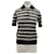 Massimo Dutti Top a rayas marrón de algodón Castaño  - vista 1