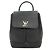 Louis Vuitton Lockme Calf Leather Backpack Black