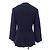 Timeless Chaqueta Chanel sin cuello Azul Azul marino - vista 2