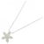 Autre Marque Collana in diamante in oro bianco Au750 a forma di fiore Argento - vista 2