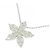 Autre Marque Collana in diamante in oro bianco Au750 a forma di fiore Argento - vista 3
