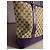 Gucci Abbey Tote GG Canvas e pelle viola Beige Viola scuro - vista 11