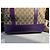 Gucci Abbey Tote GG Canvas e pelle viola Beige Viola scuro - vista 3