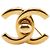 Timeless Spilla Turnlock Coco Mark di Chanel D'oro